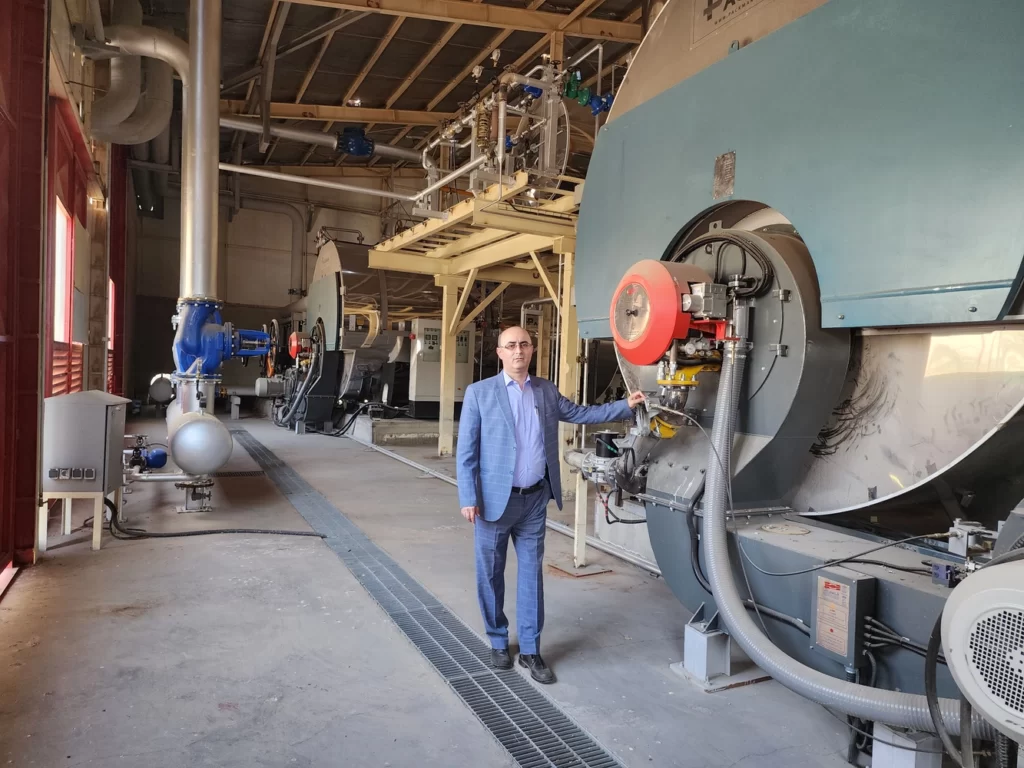  اجرای کامل موتورخانه مرکزی -شرکت صنایع غذایی نوآفرین